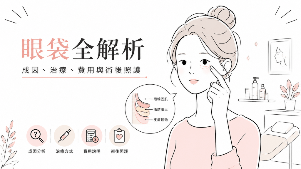 眼袋消不掉怎麼辦？醫師依成因解析非手術 vs 手術、費用與復發關鍵